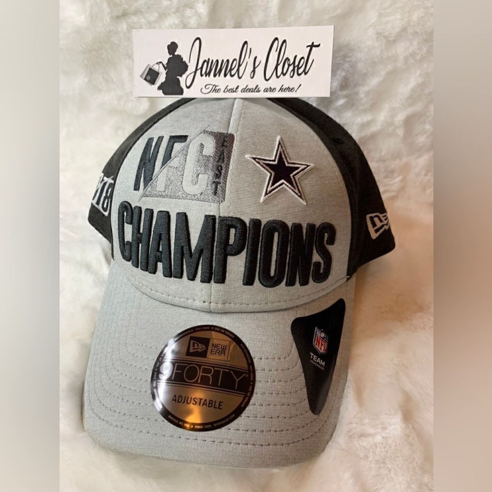 Men's Dallas Cowboys New Era Heather Gray 2018 NFC East Division Champions